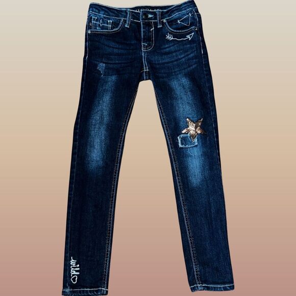 Girls Vigoss The Jagger Skinny Ankle Jeans Size 10 - Picture 5 of 6